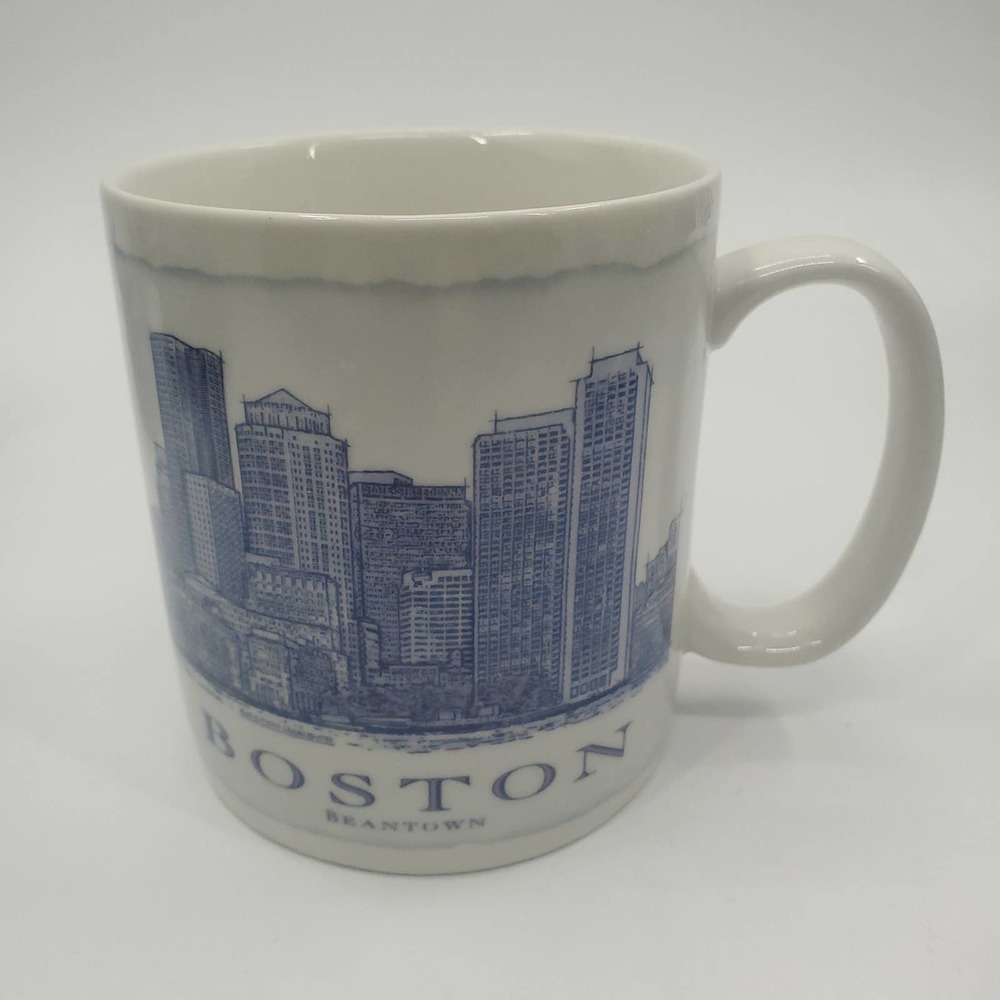 Starbucks Boston Beantown Architect Skyline Series 2006 18oz Coffee Mug Cup